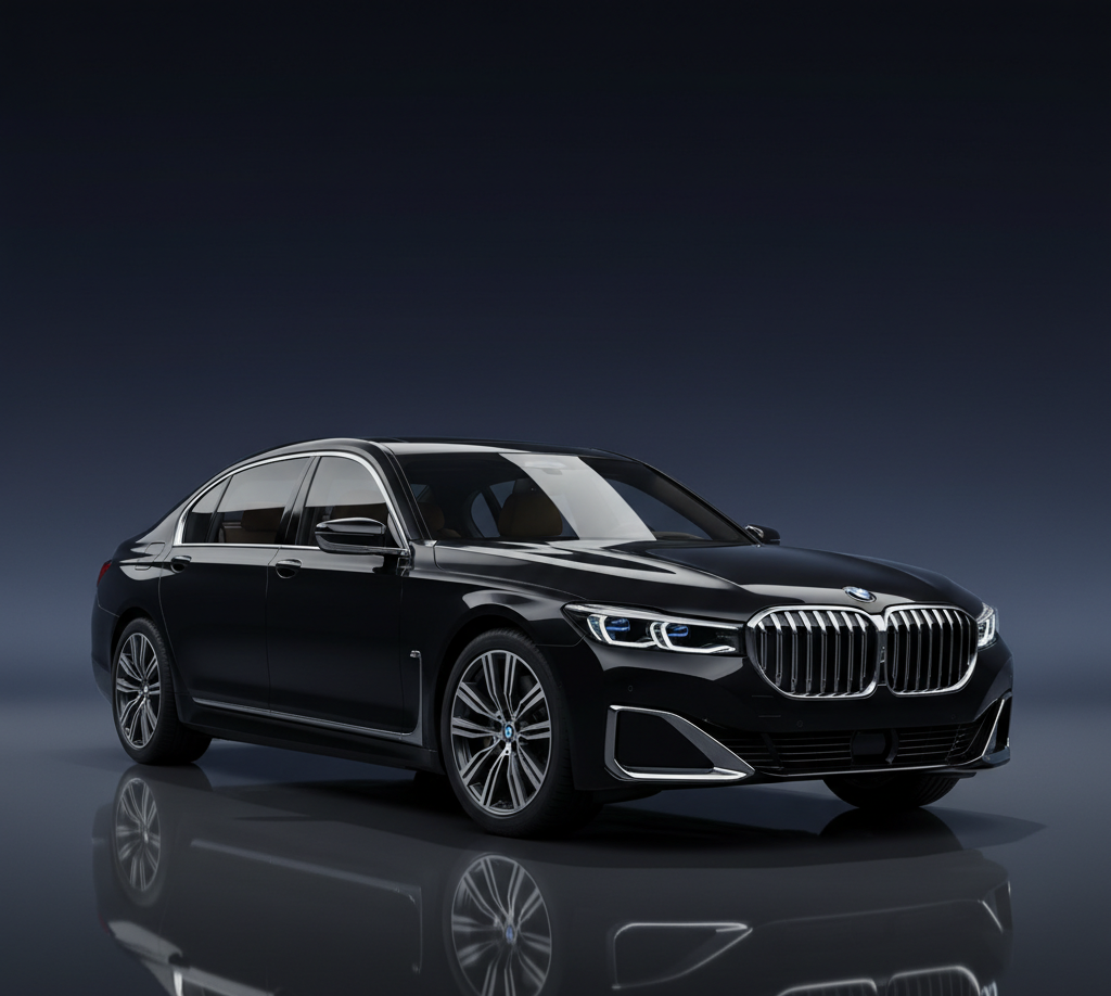 BMW 7 Series luxury sedan chauffeur hire Zurich