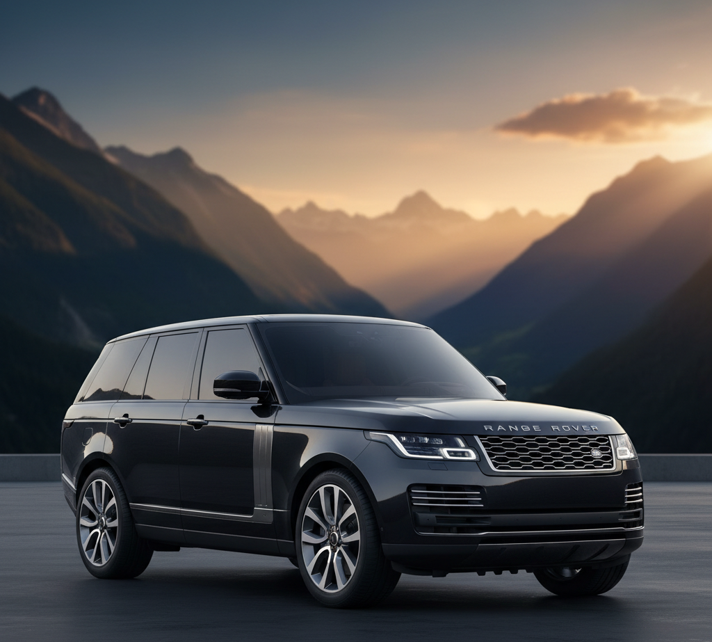 Range Rover luxury SUV chauffeur — alpine transfer Zurich ski resort
